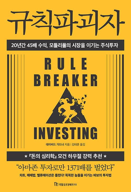 규칙파괴자 - 20년간 45배 수익, 모틀리풀의 시장을 이기는 주식투자